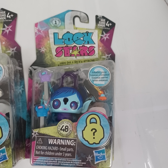 Hasbro Lock Stars -With Inside Surprise NEW -Set Of 3 Characters -Series 1 - Picture 4 of 9